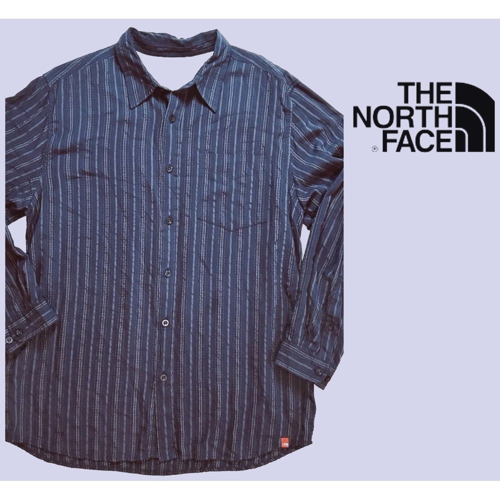 The North Face Men's XL Long Sleeved Shirt Button Up - Fishing Shirt Vented
